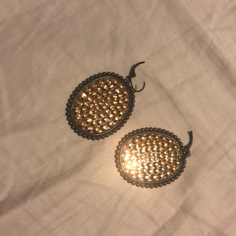 Pink panache earrings